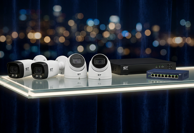 Оборудование видеонаблюдения ST